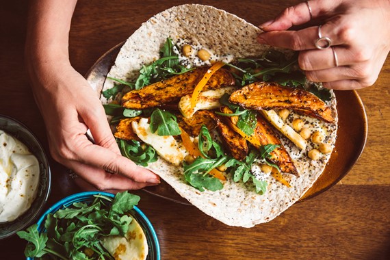 Quinoa & Chia with Baked Sweet Potato