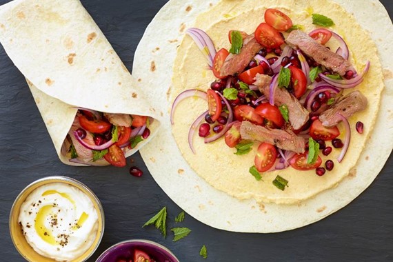 Mission Moroccan Lamb Wrap Lr